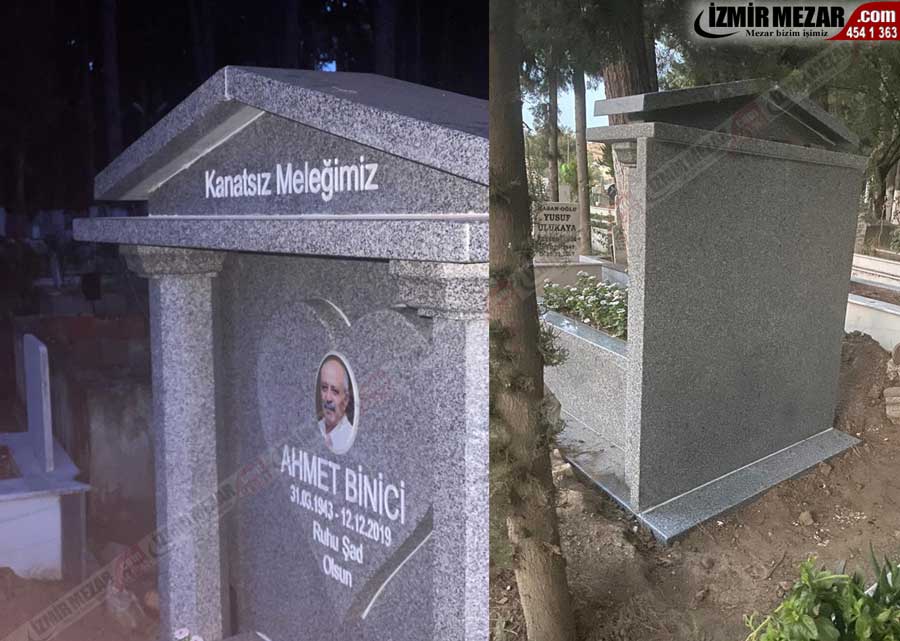 Dikili Mezarlığı mezar taşı
