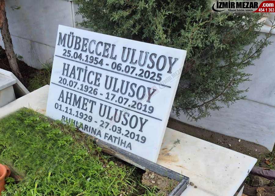 Mezar baş taşı 3 isimli