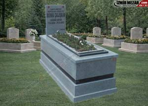 blok granit mezar bg 28 - izmirmezar.com