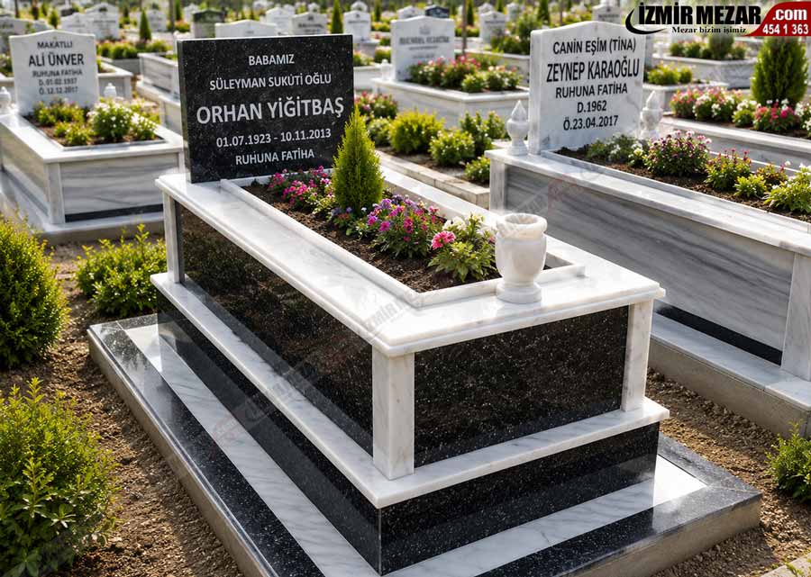 Yeşil mezar modelleri - Granit mezarlar -granit-mezar ma-18- izmirmezar.com