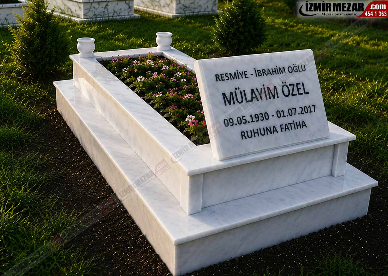 Geniş mezar modelleri -Üst gömüye uygun mezar modeli ma 12 - izmirmezar.com