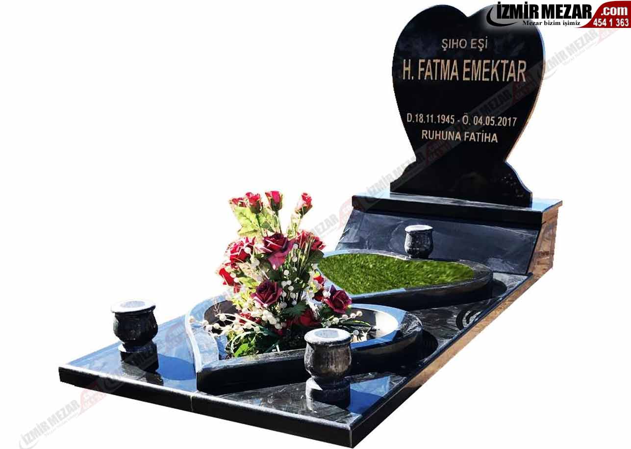 Absolute Black Granit Grabsteinpreis-Avrupa Mezar Modelleri | EU20 Granite Mezar -izmirmezar.com
